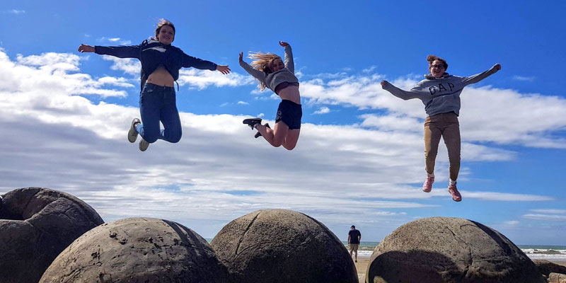 Austauschjahr in Neuseeland an einem Internat am Meer mit Reiten